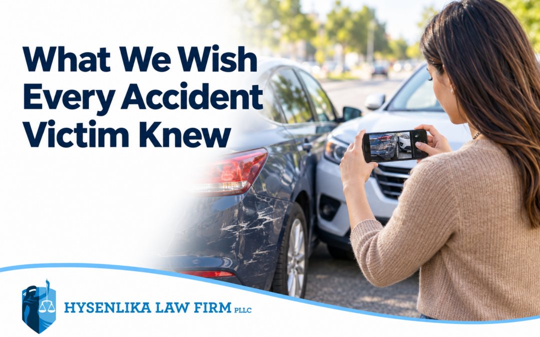 What We Wish Every Accident Victim Knew